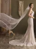 Veli da sposa lunghi semplici e solidi in tulle Bianco avorio Colore Uno strato Veli da sposa romantici con pettine Accessori per capelli velo da sposa moda CL3017