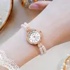 Montres-bracelets blanc perle Bracelet femmes montre à Quartz mode élégante dames montre-Bracelet femme horloges Relogios Feminino cadeau