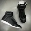 Mężczyźni oryginalne skórzane buty Wysokie sportowe buty Designer Nowy mężczyzna Sneaker Box Wysokie luksusowe marki z swobodnymi butami