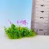 Flores decorativas Mechones de hierba Diseño de construcción Mesa de arena Racimo de flores DIY Decoración de jardín en miniatura Paisaje estático duradero Modelo Paisaje