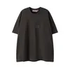 Marque 2023ss T-Shirts couleur imprimé coton ample décontracté hommes et femmes T-Shirt à manches courtes taille américaine S-XL