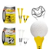 Magliette da golf Magliette da golf Super-Tee 50 pezzi/scatola Include 69mm 38mm 2 dimensioni Migliora la stabilità Colpisci a distanza più lunga All'aperto per golfista Maglietta con pallina da golf 231204