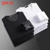 Men's Thermal Underwear 2PCS Men Thermal Underwear T Shirt Comfortable Long-Sleeved Warm Slim Men's Clothes Plus Velvet Thickening Tops 231206