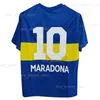 DIEGO MARADONA Retro Boca Juniors voetbalshirts 1981 90 94 95 96 97 99 2001 02 03 04 05 10 11 Vintage Classic Palermo VERON lange mouwen klassieke voetbalshirts uniformen