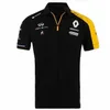 تي شيرت 2023 الصيف الجديد F1 Renault Racing Suit للرجال تجفيف سريع القميص الأكمام القميص Polo Twibicing دراجة نارية Qejh