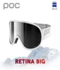 Orijinal POC marka retina kayak gözlükleri çift katmanlar antifog büyük kayak maske gözlükleri erkekler kadınlar kadın kar snowboard netliği 2202144440979