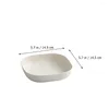 Servis uppsättningar 4 st. Tray Lightweight Bowls Plate Polypropylen (PP) Hållbar benroman sallad