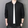 Men's Jackets Spring Autumn Business Jacket Long Sleeved Standing Collar Casual Versatile Coat For Middle And Young People Male