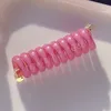 Fasce per capelli con filo telefonico a spirale, Anello per capelli, Scrunchie, Linea telefonica, Fasce per capelli, Cavo elastico per telefono, Fascette per capelli, Ragazze