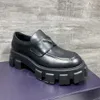 Europe et États-Unis marque de mode mocassins hommes perles en cuir véritable chaussures pour hommes décontractées avec chaussures en cuir à semelles épaisses chaussures derby tendance