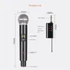 Microphones Microphone Wireless Professionnel UHF Enregistrement de karaoké Karaoke Handheld 1 canal Batterie au lithium pour l'école de la fête de la scène