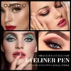 Ögon Shadow/Liner Combination Eyeliner Stamp Black Liquid Eyeliner Pen Waterproof Dry Double-Ended Eye Liner Pencil Makeup For Women Cosmetics 231207
