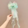 Haaraccessoires Schattige mooie hoofddeksels Vlinder Schattig meisje hoofdtooi Strik Clip Accessoire Kinderen Haarspeld Sluier