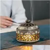 Lampade profumate Piatto in ceramica Bruciatore di incenso Per uso domestico Legno di agar Legno di sandalo Zanzara Portavasi Contairagrance Consegna goccia Hom Dhu8T