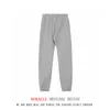 FOG Double Thread Autumn/Winter New Flocking Letter Plush Guard Pants Drawstring Casual Tie Feet Long Pants Trendy