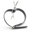 New Arrival Chastity Devices Strict Leather Stainless Steel Heretics Fork for Men/Women Sex Toy 537