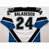 Rimouski Oceanic 21 Boudreau Premier 21 Benoit Arsenault 24 Gabriel Balasescu 87 Sidney Crosby Erkek Kadınlar Gençlik Hokey Forması