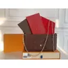 designer äkta läderväskor multi felicie pochette kvinnliga kedjepåsar plånbok messenger handväskor axel louiseities europeisk och amerikansk mode