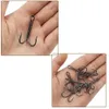 Fishing Hooks Easy Catch 150pcs/box High Carbon Steel Double Fishing Hooks Fly Tying Double Hook for Jig Bass Fishhook 231207