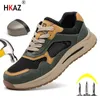 Safety Shoes Unisex Men Women Casual Style Work Boots Puncture-Proof Safety Shoes Steel Toe Security Protective Shoes Indestructible shoes 231207