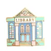 Broches Broches Bibliothèque Émail Pin Librairie Badge Lecture Panier Broche Bookish Cadeau Amoureux Présent Drop Livraison Bijoux Dhylq