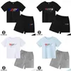 Ensembles de vêtements Marque Trapstar Tshirt Enfants Vêtements Garçon Survêtement Ensemble Harajuku Tops Tee Drôle Hip Hop Couleur T Shirtbeach Shorts Occasionnels Dr Dhfrt