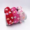 Valentine's Day Sweet Charm LOVE Knotted Heart Headband Velvet Hairband Hair Accessories For Women