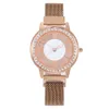 Fashionabla diamantbockade Sky Star Women's Watch Lazy Men's Stone -järnabsorberande magnet