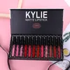 Lippenstifte 12 Stück Kylie Matte Lip Gloss Set Make-up-Set Geschenk Langanhaltende feuchtigkeitsspendende Lippenstifthülsen Frauen Lippentönung Coametic Makeup 231202