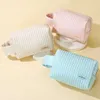 Nouveaux sacs de rangement, sac à cosmétiques de voyage de grande capacité, pochette de maquillage Portable en PU pour femmes, sac de toilette étanche pour salle de bain, trousse de toilette multifonctionnelle