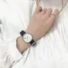 Zegarek luksusowy prosty zegarek dla kobiet nylonowy pasek sportowy Waterproof Watches panie kwarcowe zegar moda Ultra Slim