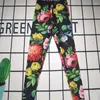 Kvinnor Pants Design Tvådelar Set Flower Mönsterdräkt Hög midja Legging Letter Sport Egasic Skinny Sexig kort kjol Crop Top Suit