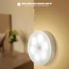 Oggetti decorativi Figurine Sensore di movimento USB Luce Camera da letto Notte Decorazione della stanza Lampada a LED Ricaricabile Decorazione domestica per corridoi Illuminazione corridoi 231207