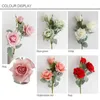 Dekorativa blommor 85 cm Silk Rose Artificial Simulated Flower Home Decoration Wedding Holding Road Leading Arch Wall Fake Fake