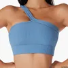 Al Women Yoga Ny One Shoulder Yoga Bra All-In-One Sexig Fitness Yoga Wear Beautiful Back Sports Bra