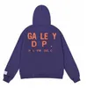 هوديز الرجال للرجال Sweatshirts Hoodie Designer Garaleries Depts Gary Painted Graffiti المستخدمة رسائل مطبوعة فضفاضة غير رسمية للرجال والنساء مصمم رمادي أسود