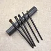 Pincéis de maquiagem 5pcs Pony Hair Eye Brush Set Ferramentas Versão Simples Capa