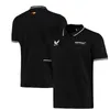 Męskie koszulki T-shirty 2023 Summer Nowy kombinezon F1 McLaren Racing Team Ten sam krótki rękaw Polo Szybki wysuszający oddychający ftsZ