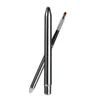 Makeup Brushes Silver Lips Brush Pen Metal Handle Lipstick Lip Gloss Pencil Lasting For Beauty Make Up Tools