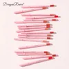 Crayons à lèvres rose rouge à lèvres stylo coffret cadeau crayon imperméable Lipliner Liner lèvres maquillage Contour 231207