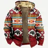 Herren Hoodies Sweatshirts Herren Tribal Graphic Casual 3D Hoodie Jacke Urlaub Ausgehen Winter Sweatshirt Herrenbekleidung Y2k Tops Streetwear 231206