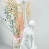 Other Garden Supplies Art Balloon Girl Statues Banksy Flying Sculpture Resin Craft Home Decoration Christmas Gift Living Room 231206