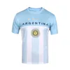 Andra idrottsartiklar Argentina Soccer Jersey fans version Uniform National Team Football Shirt Camiseta de 231206