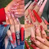 Décorations d'art d'ongle 2g holographique Nail Art paillettes brillant doux amour coeur flocons paillettes 3D ongles Paillette manucure saint valentin décorations 231207