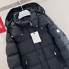 Projektantka Down Jacekt Women and Mens Fashion Long Down Kurtka Zimowe kurtki puffer parki z literą Outdoor męskie kurtki płaszczowe kurtki uliczne ciepłe ubrania