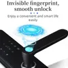 SMART LOCK SMART FINGERPRINT Elektroniskt dörrlås med biometriskt fingeravtryck / IC -kort / lösenord / Key Unlock / USB Emergency Charge 231206