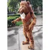 Costume da mascotte di Halloween leone forte Formato adulto Cartone animato Personaggio a tema Anime Carnevale Uomo Donna Abito Natale Fancy Performance Party Dress