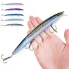 Iscas Iscas 16 Cores 18cm 24g Minnow Isca De Pesca Laser Crankbait Duro Isca Artificial Plástico Grande Peixe Falso Mar 231207