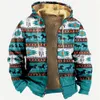 Męskie bluzy bluzy męskie plemienne graficzne grafika swobodna 3D z kapturem wakacyjna wakacja na zewnątrz zimowa bluza odzież Y2K Tops Streetwear 231206