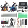 Tattoo Guns Kits Complete Beginner Tattoo Kit Mini Tattoo Power Supply Tattoo Kit Grips Needles Tips Supplies With Long Needles 231207